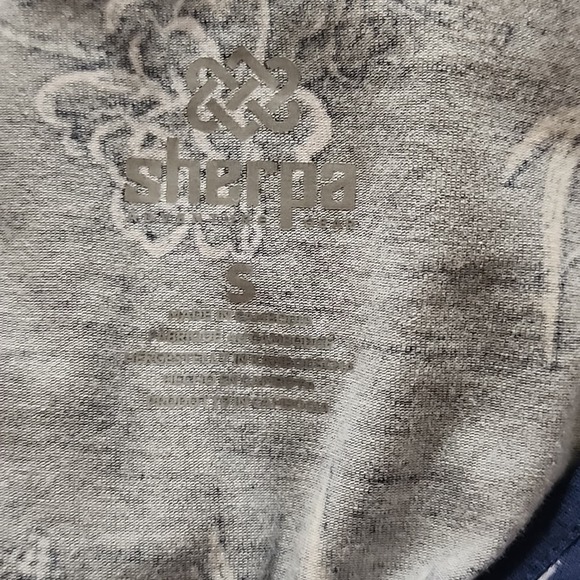 SHERPA Womens Padma Wrap Dress Neelo Blue Floral soft athletic dress size small - Picture 7 of 8